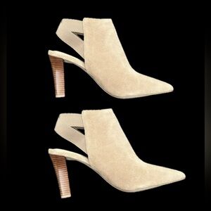 Saks Fifth Avenue Kimone Heels Pointed Toe Mules